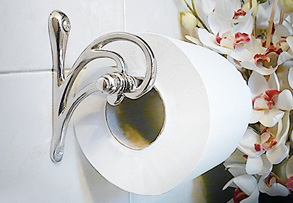 Accesorio para baño, Portarrollo cromado, Brillo, Cocina o Baño, Toilettes, Decoracion, Deco, Antigüo, Antigüedad, Estilo Ingles, Artesanias, Diseño argentina